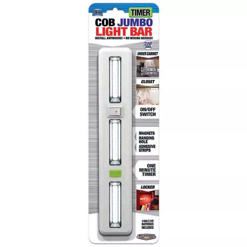 220 Lumens Cob Led Hanging Hook Light Bar With Timer