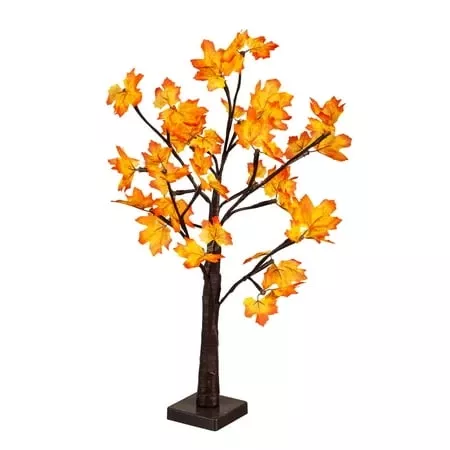 24 Inch Led Maple Tree With 24 Lights Table Decoration For Fall