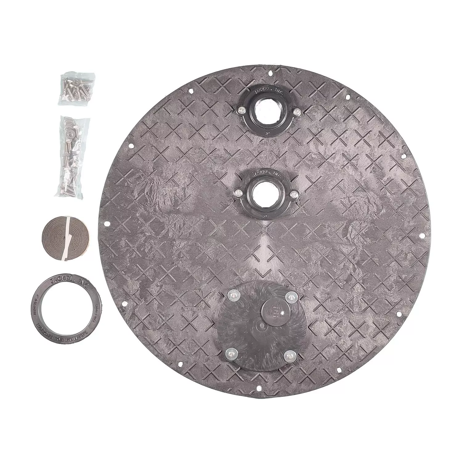 28 In. W X 28 In. D Round Sump Basin Lid For Sewage Pumps