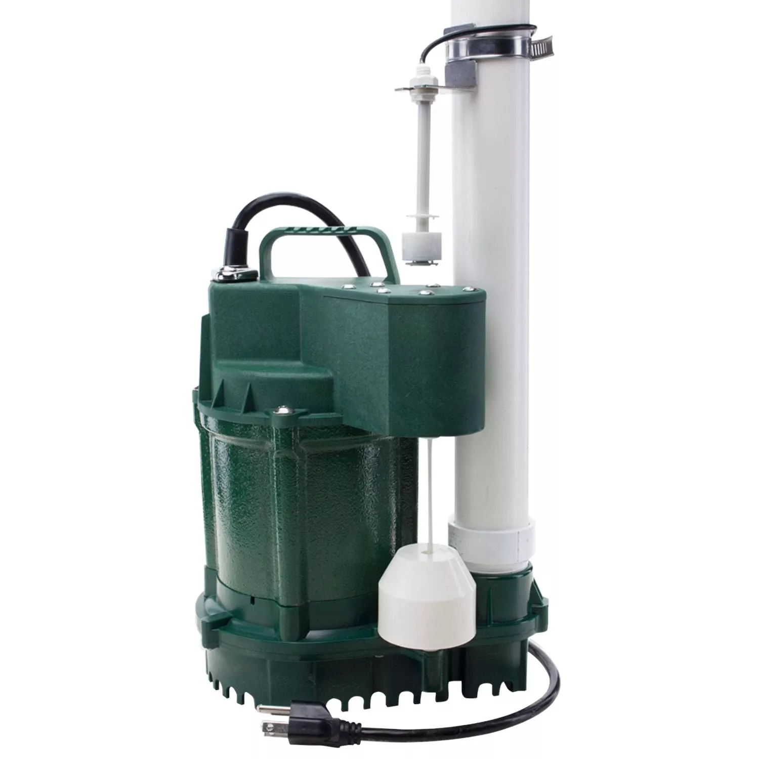 3/4 Hp Cast Iron Vertical Float Switch Ac Submersible Sump Pump 80 Gpm