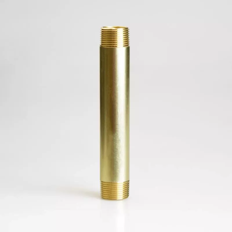 3/4 In. Mpt X 3/4 In. D Mpt Red Brass Nipple, 6 In. Length