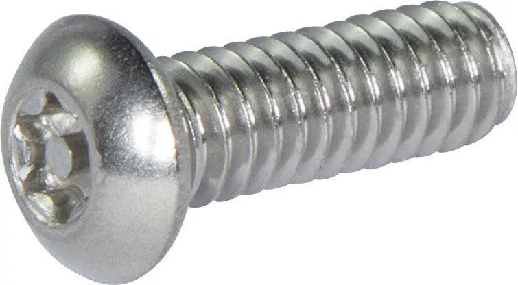 3/8-16 x 2 1/2 Tamper Resistant Torx Button Head Socket Machine Screw 18-8 Stainless Steel (T-45)