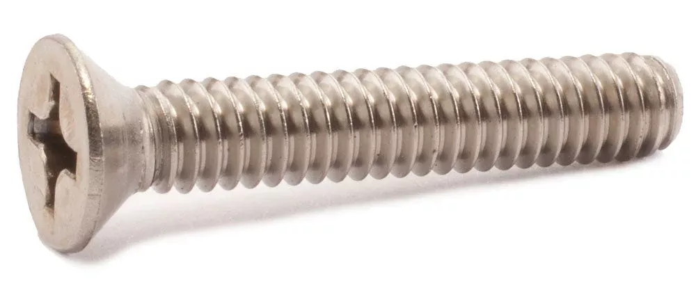 3/8-16 x 3 Phillips Flat Machine Screw 18-8 SS