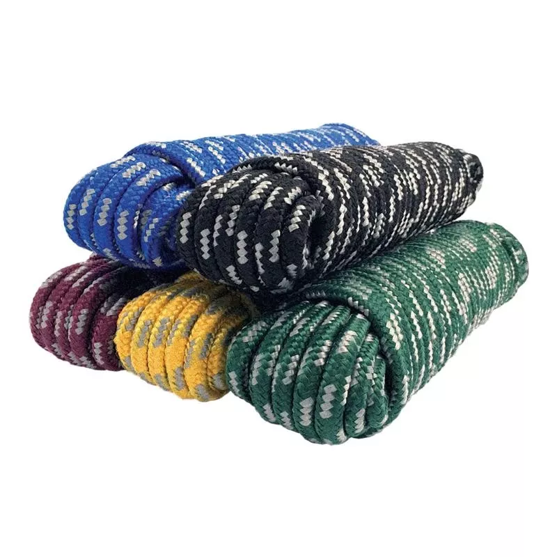 3/8 In. D X 100 Ft. L Diamond Braided Polypropylene Rope - Assorted Colors