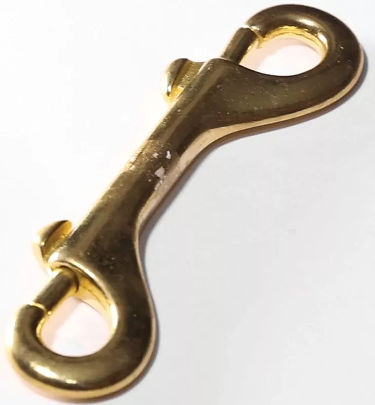 3/8 In. Diameter X 3-1/2 In. Length Polished Bronze Bolt Snap 70 Lb Working Load