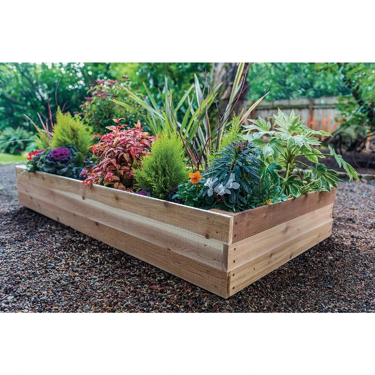 3 Ft. X 6 Ft. Cedar Raised Garden Bed - Model G3154