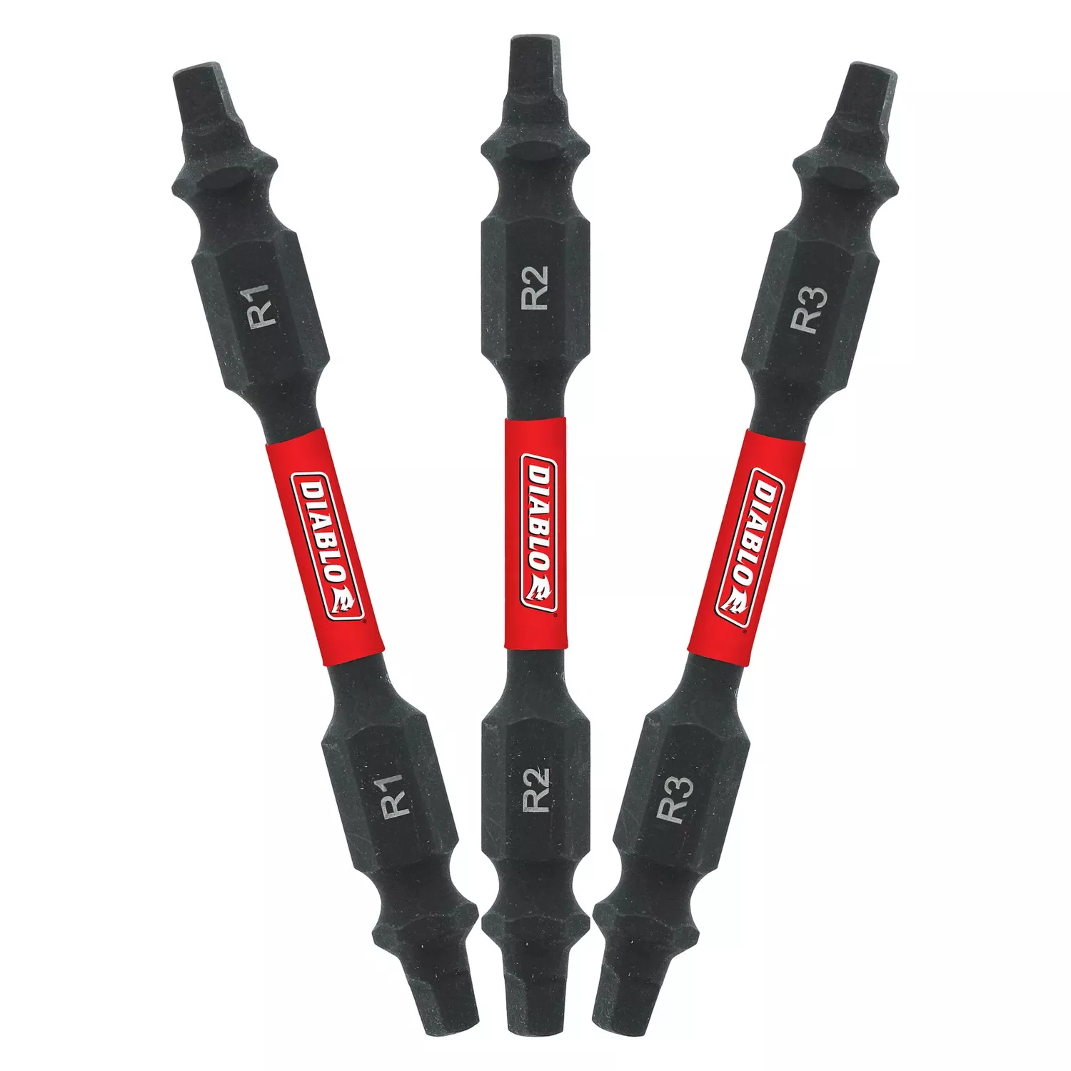 3-pc. Square Bit Set, 2-1/2-in.