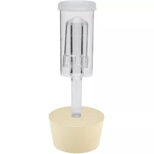 3-Piece Airlock and #10 Rubber Stopper Set for Brewing & Fermentation