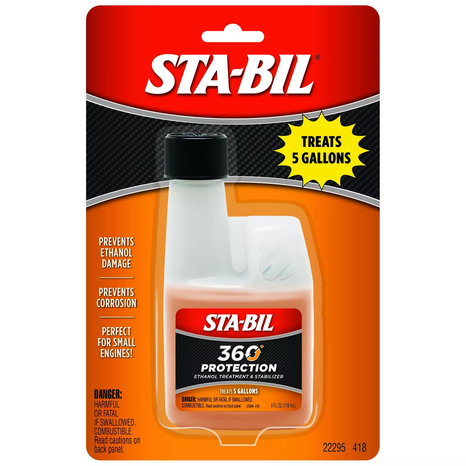 360 Protection Fuel Additive, Small Engine, 4 Oz.
