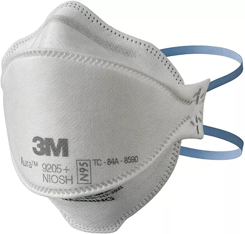 3m N95 Respirator Flat Fold White 3 Pk