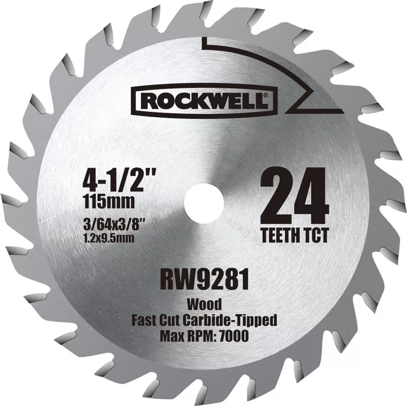 4-1/2 In. Versacut Carbide Tipped Circular Saw Blade 24 Teeth