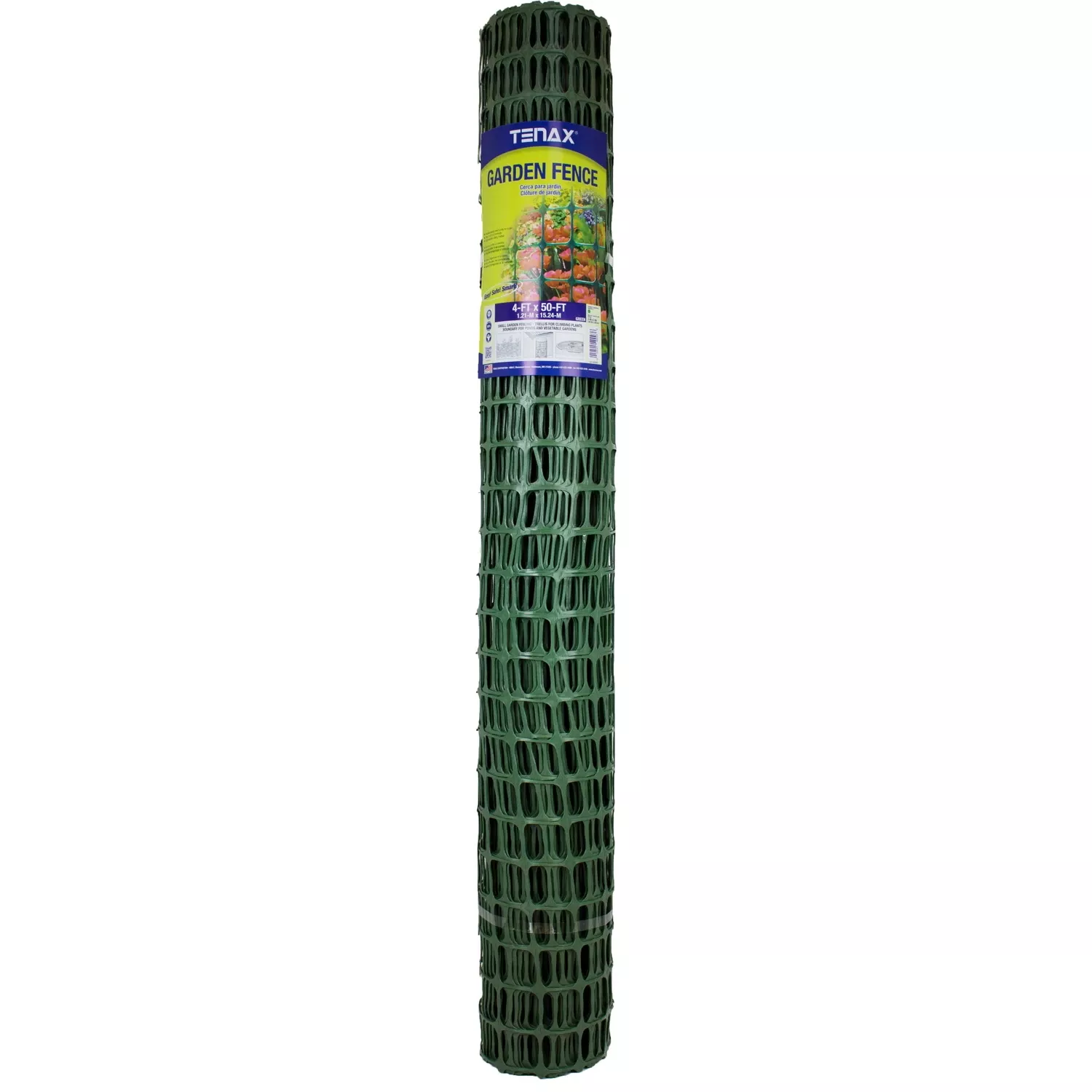 4 Ft. H X 50 Ft. L High-density Polyethylene Garden Fence, Green