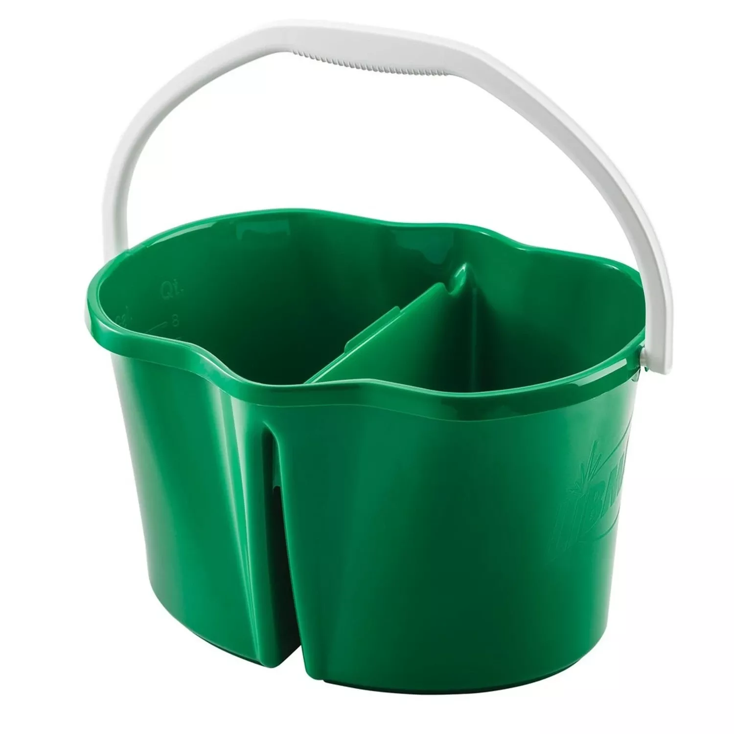 4 Gallon Green Clean & Rinse Divided Bucket Model 2113