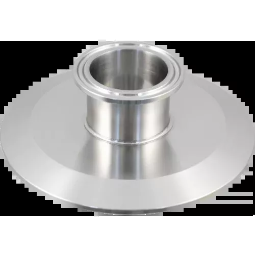 4 in x 1.5 in Stainless Tri Clamp End Cap Reducer