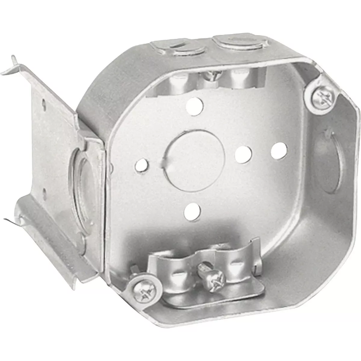 4 In. X 4 In. Octagon Box With Bracket For Lighting And Fixtures