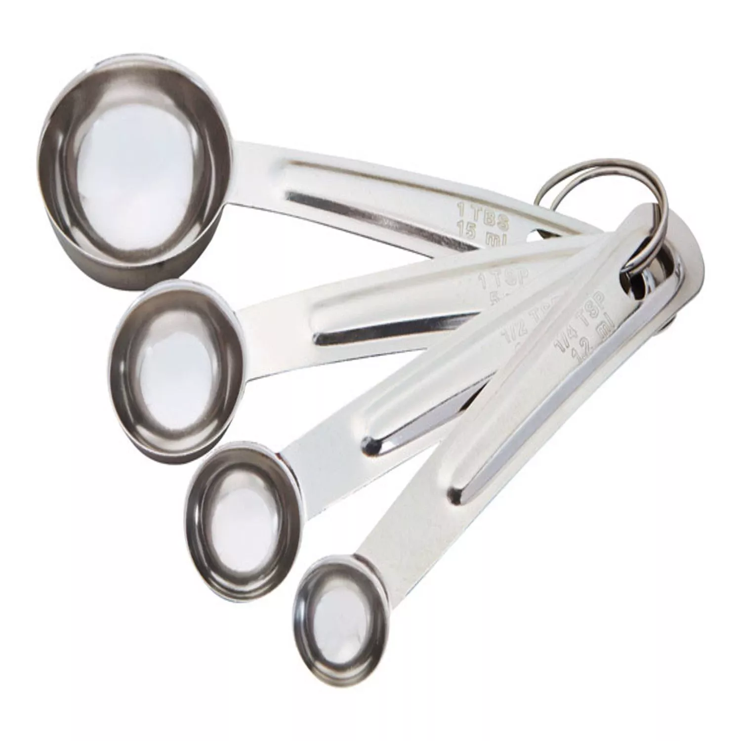4-pc. Measuring Spoon Set, Stainless Steel