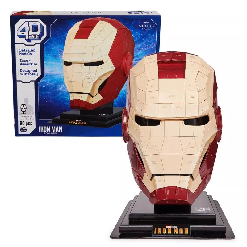 4d Build Iron Man 4d Puzzle Multicolored 96 Pc