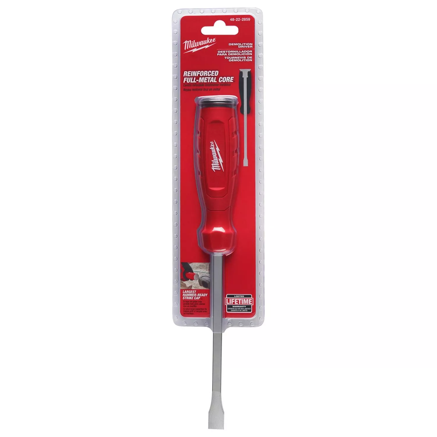5/16 In. X 8 In. Hvac Demolition Slotted Screwdriver - Durable Hand Tool