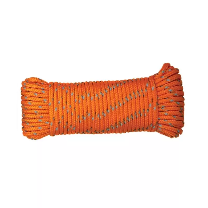 5/32 In. D X 50 Ft. L Orange Diamond Braided Polypropylene Rope
