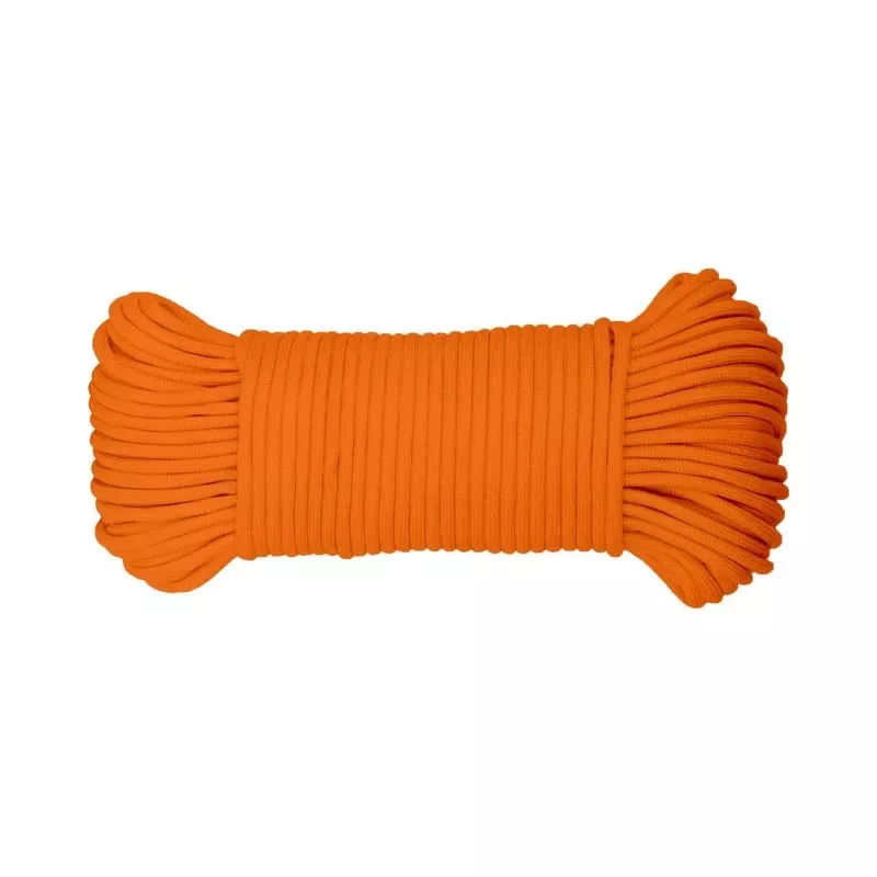 5/32 In. Diameter X 100 Ft. Length Orange Diamond Braided Paracord Rope