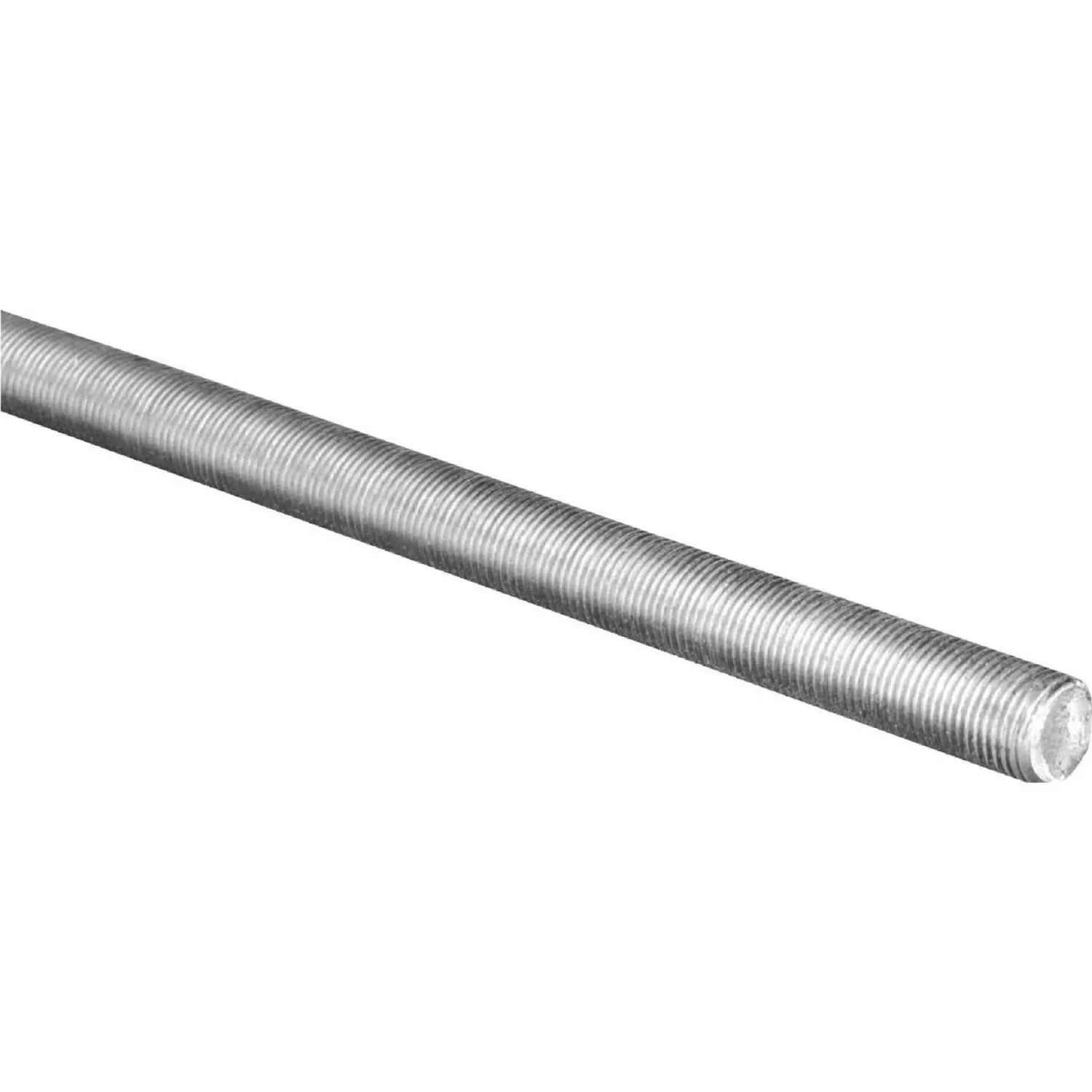 5/8 In. Diameter X 72 In. Length Galvanized Steel Threaded Rod