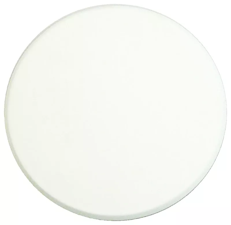 5 In. Self-adhesive White Vinyl Wall Door Stop Patch-n-guard