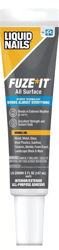 5 Oz. All Surface Construction Adhesive - Strong, Flexible Bond