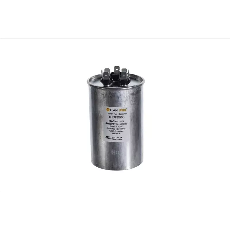 50+5 Mfd 440 V Round Run Capacitor For Electrical Applications