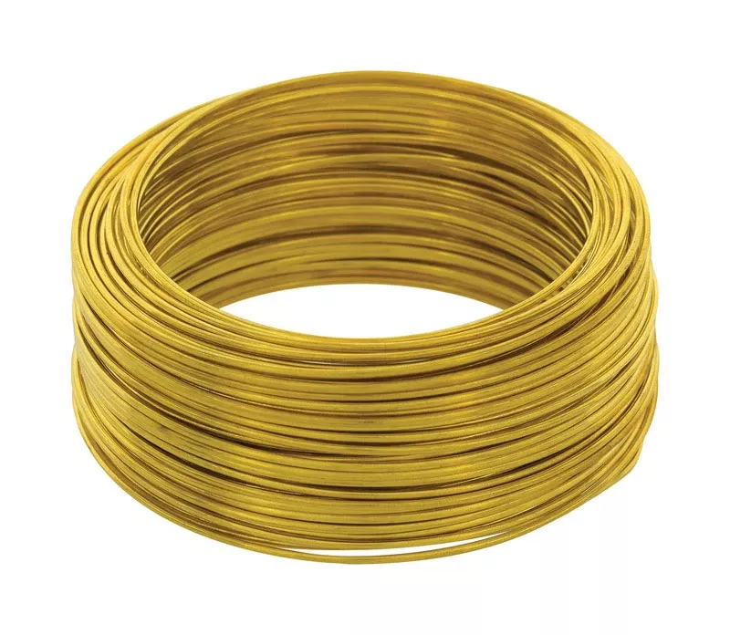 50 Ft. L Brass 20 Gauge Solid Wire For Crafts And Diy Projects