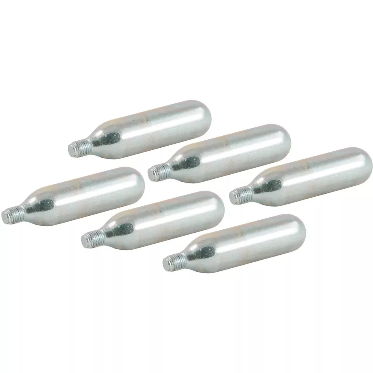 6 PACK – 16g CO2 Threaded Cartridges – Quick Refill for Mini CO2 Regulators