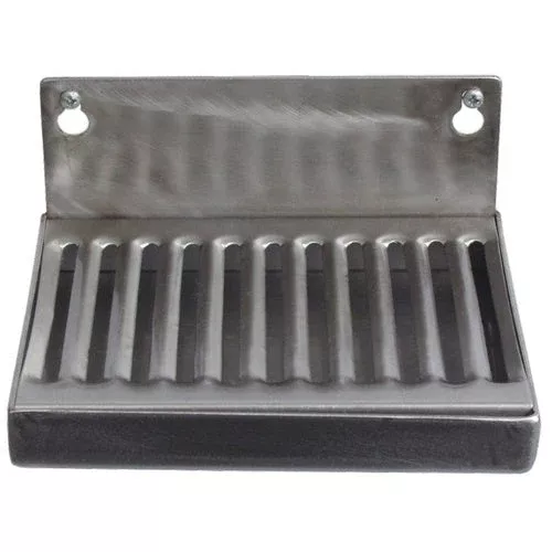6″ Wall Mount Stainless Steel Drip Tray | Made in USA