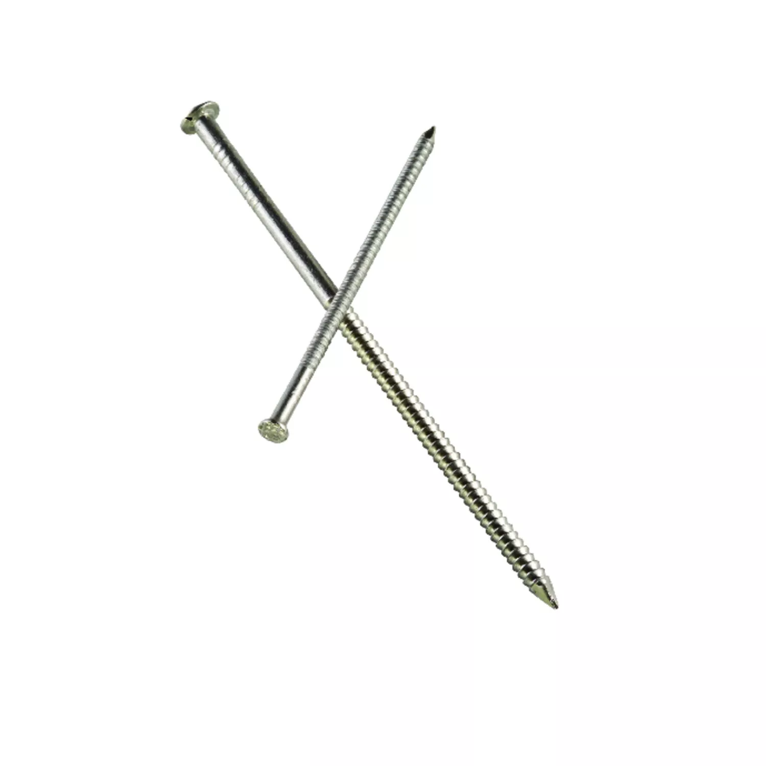 6d X 2 In. Stainless Steel Flat Checkered Siding Nails
