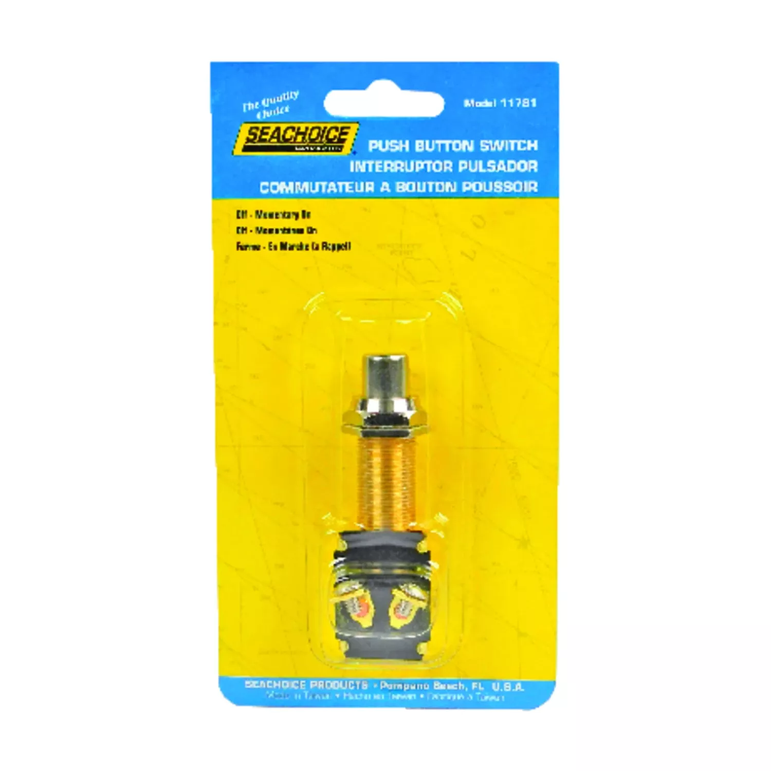 6v & 12v Heavy-duty Push Button Starter/horn Switch Model 11781