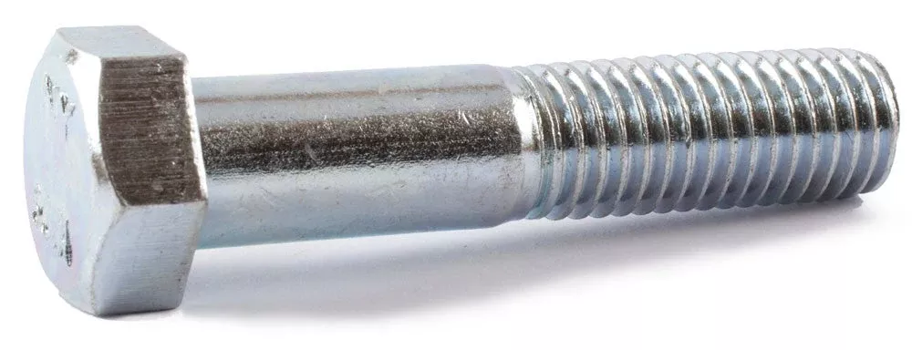 7/8-9 x 18 A307A Hex Bolt Zinc Plated