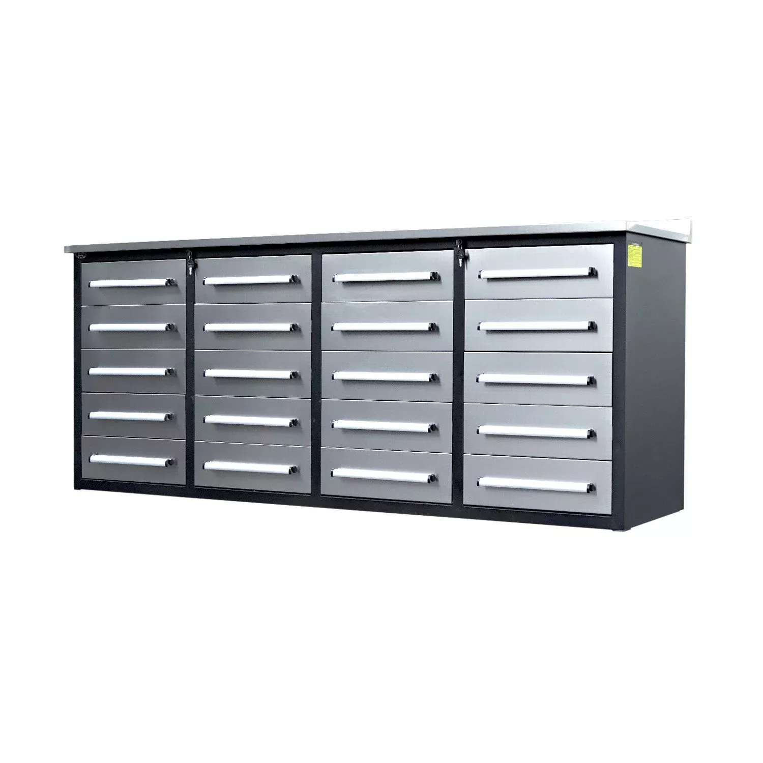 7ft Heavy Duty Garage Workbench Cabinet with 20 Drawers