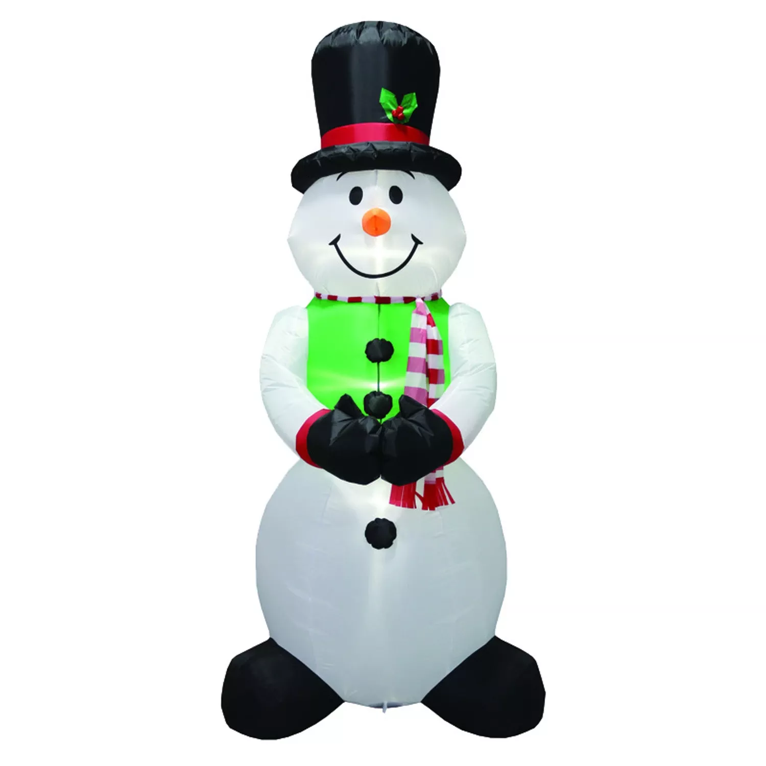 8 Ft. Inflatable Snowman With Plug-in Power And Ul Certification