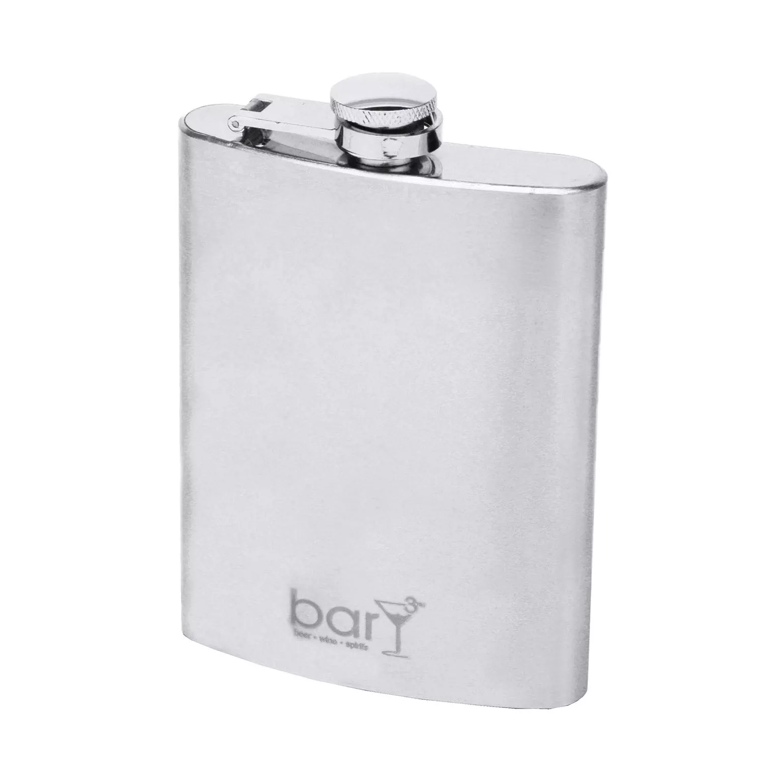 8 Oz Silver Stainless Steel Flask - Durable And Stylish For All Occasions
