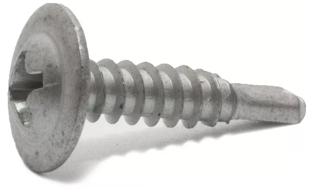 8 x 9/16 Simpson Mod Truss-Head Self-Drilling Wire Lath Screws - Phillips Drive 410 SS - Carton (1000)