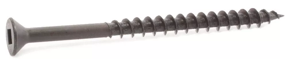 9 x 2 1/2 Square Flat Particle Board Screw Plain Lubed - Carton (2,500)