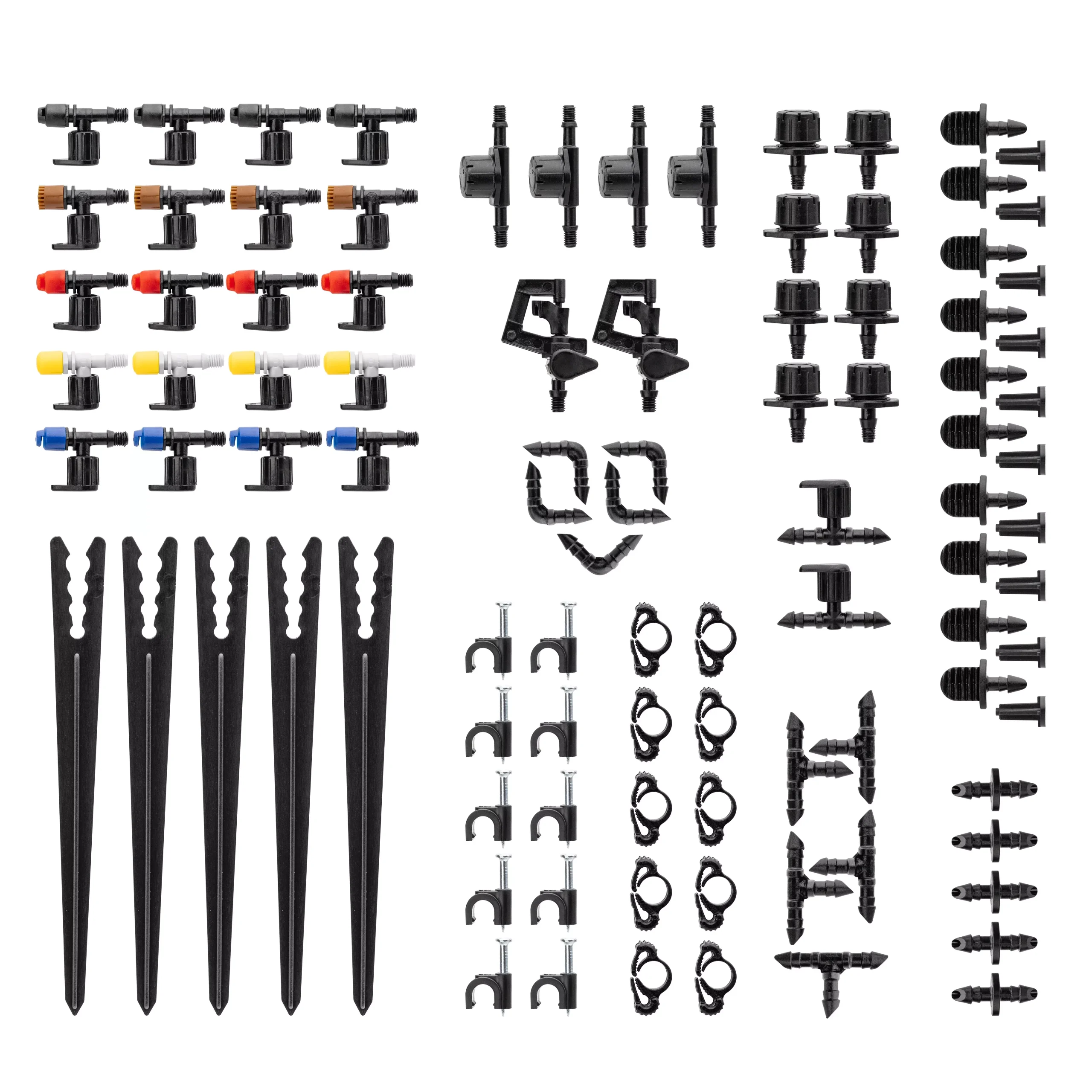 92-Piece Drip Irrigation Watering Essential Parts Kit 69500