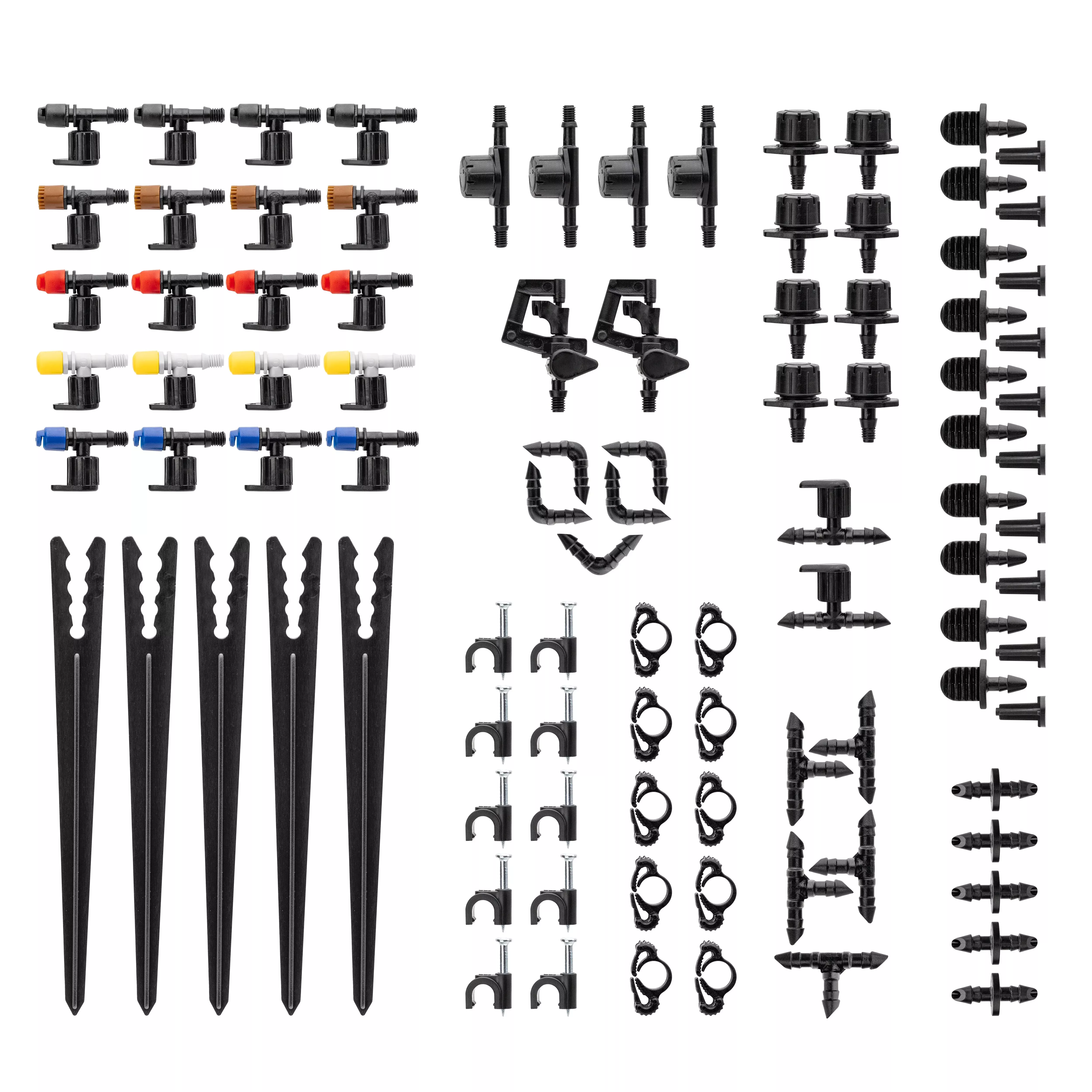 92-Piece Drip Irrigation Watering Essential Parts Kit 69500