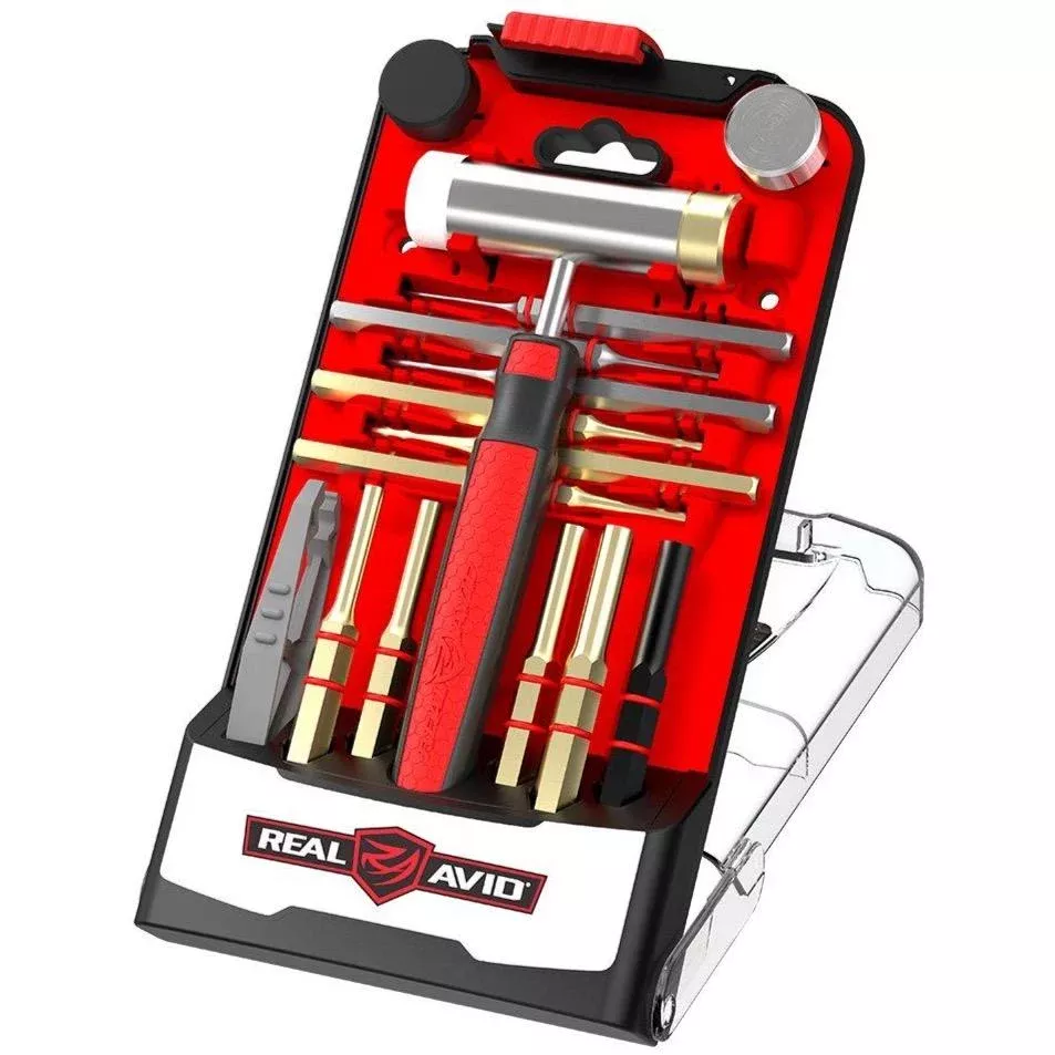 Accu-Punch™ Hammer with Brass & Steel Pin Punches