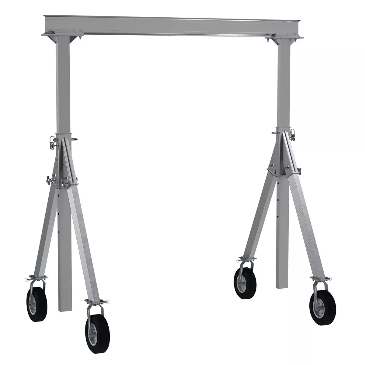 Adjustable Height Aluminum Gantry Cranes with Pneumatic Caster