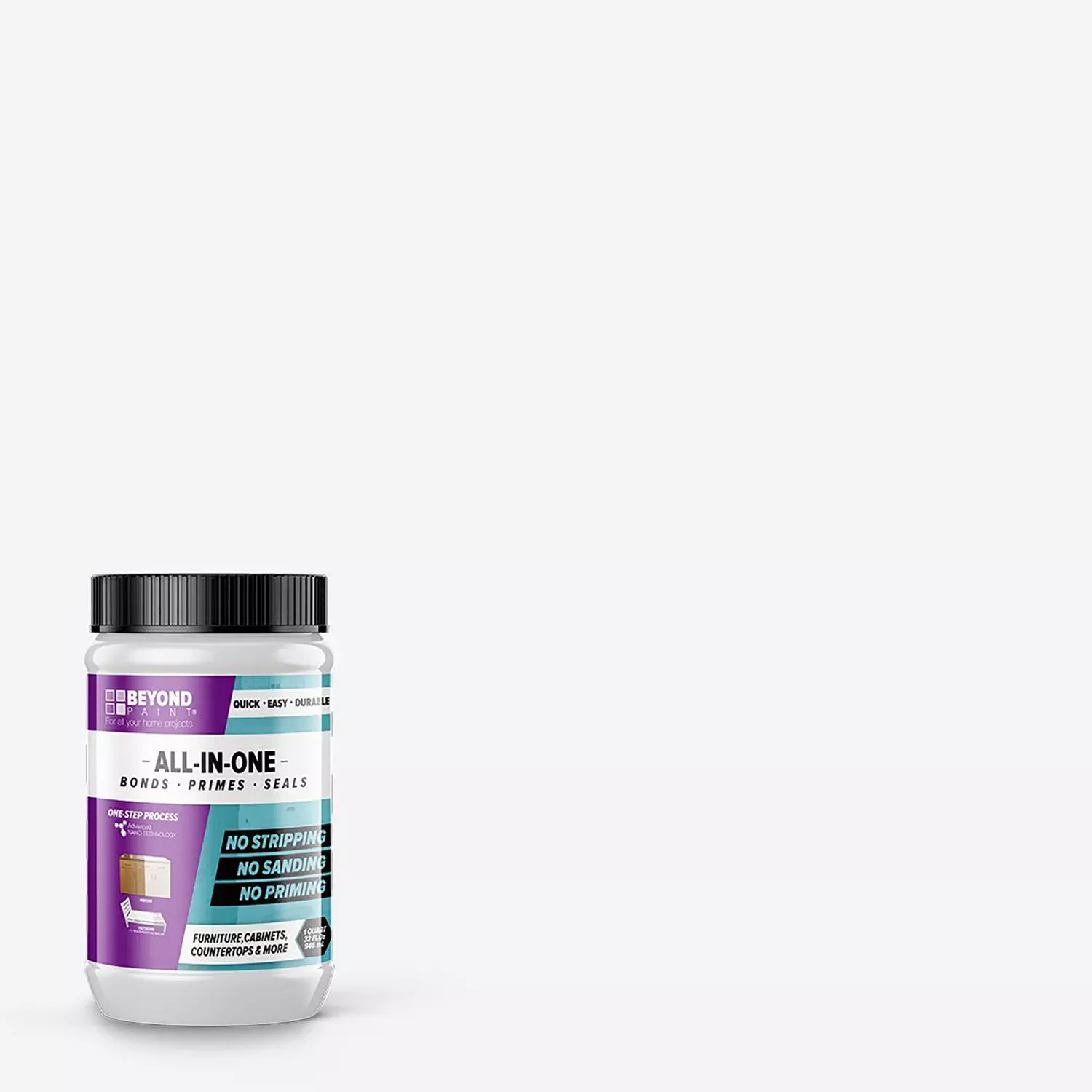 All-in-one Refinishing Paint, Bright White, 1-qt.