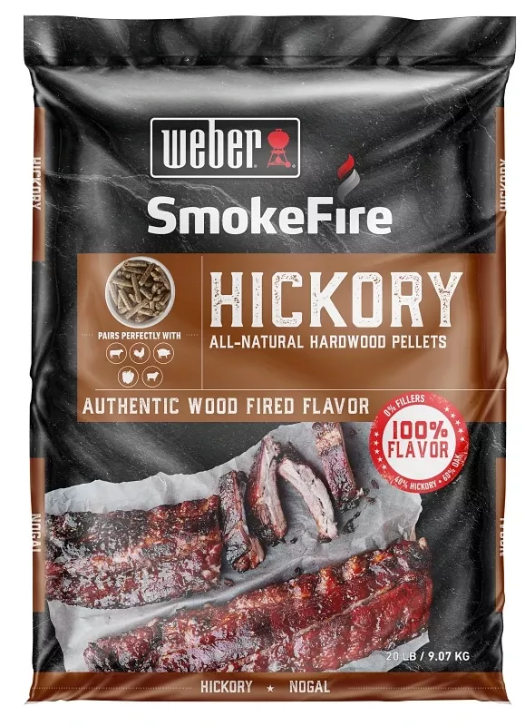 All-natural Hardwood Pellets, Hickory, 20 Lbs.