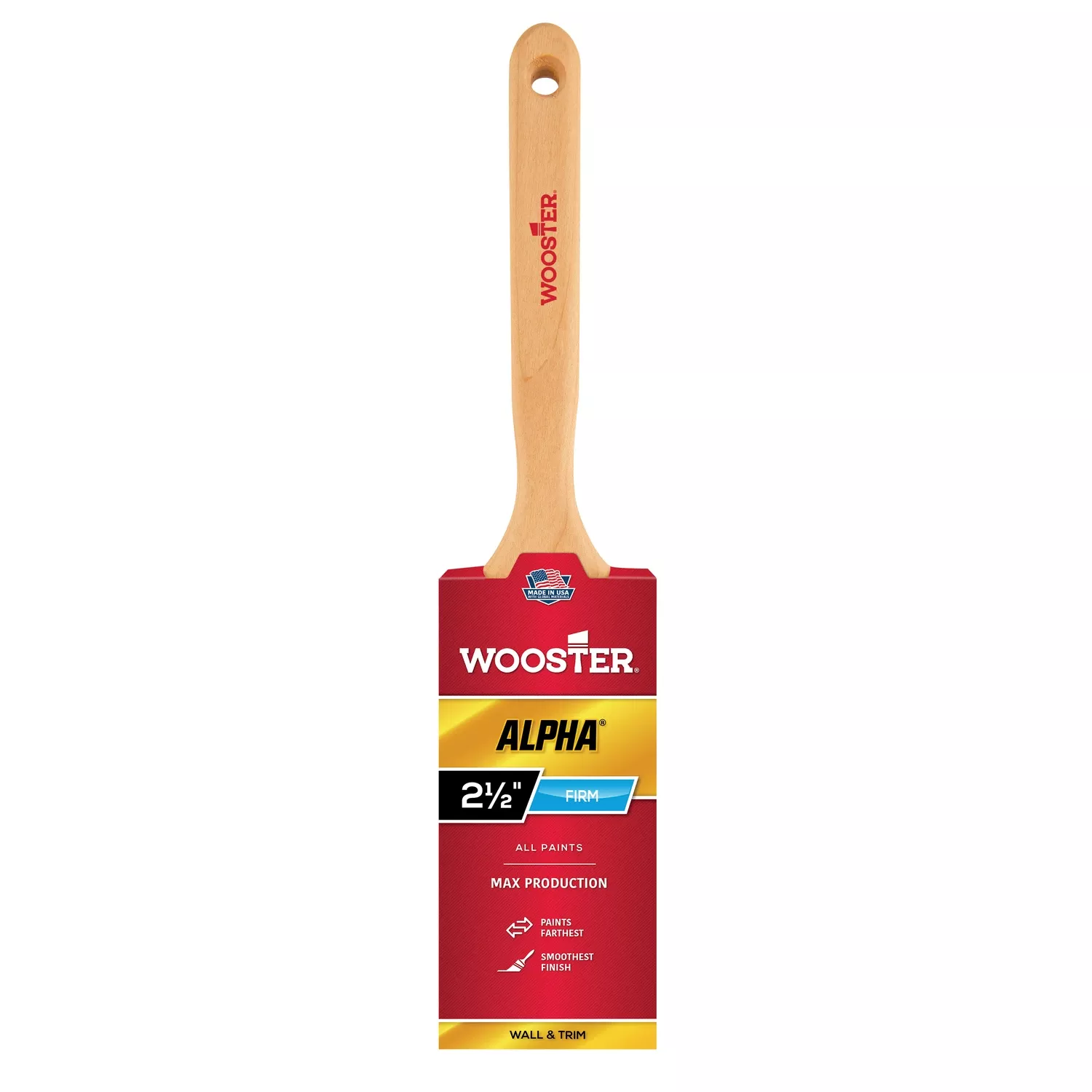 Alpha Flat Sash Paint Brush, 2-1/2 In.