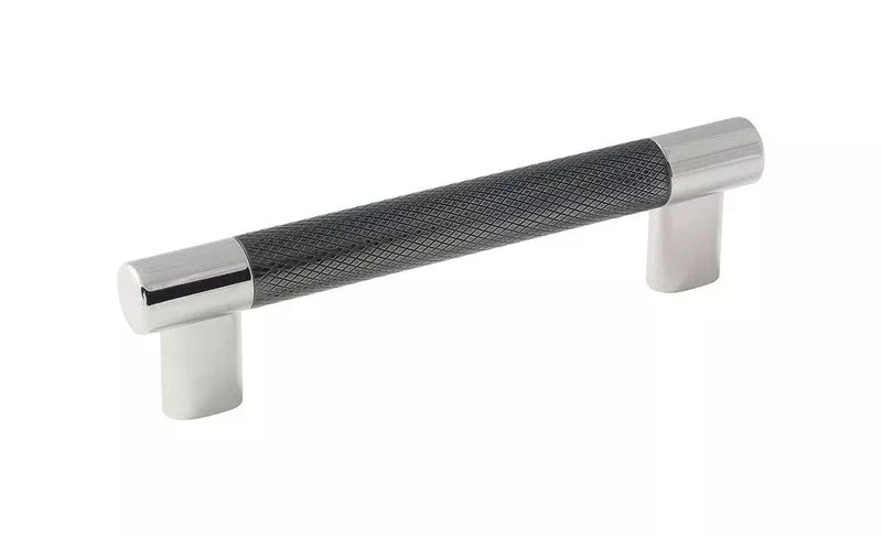 Amerock Esquire Collection Contemporary Bar Cabinet Pull 5-1/16 In. Polished Nickel Gray 1 Pk