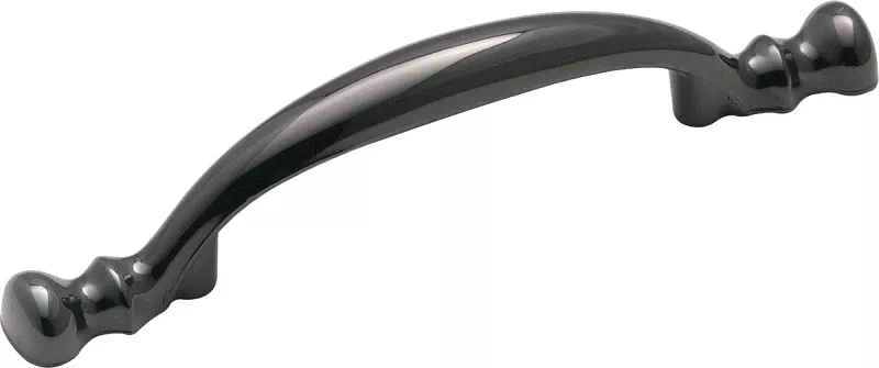 Amerock Traditional Arch Cabinet Pull 3 In. Black Nickel Gray 1 Pk