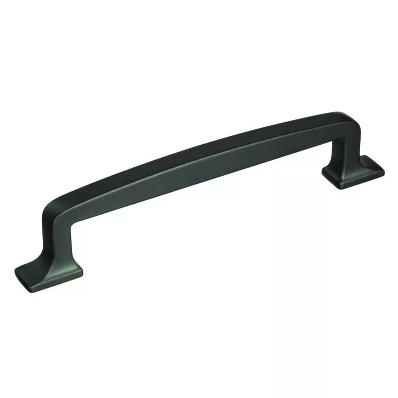 Amerock Transitional Arch Cabinet Pull 5-1/16 In. Black Bronze Black 1 Pk