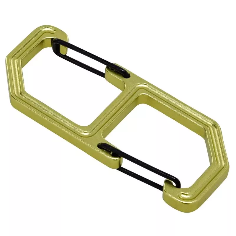 Apex Aluminum Black/green Clip/hook S-biner - Durable And Versatile
